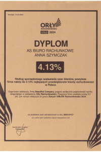 Dyplomy AS Biuro Rachunkowe Anna Szymczak (2)