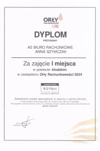 Dyplomy AS Biuro Rachunkowe Anna Szymczak (2)